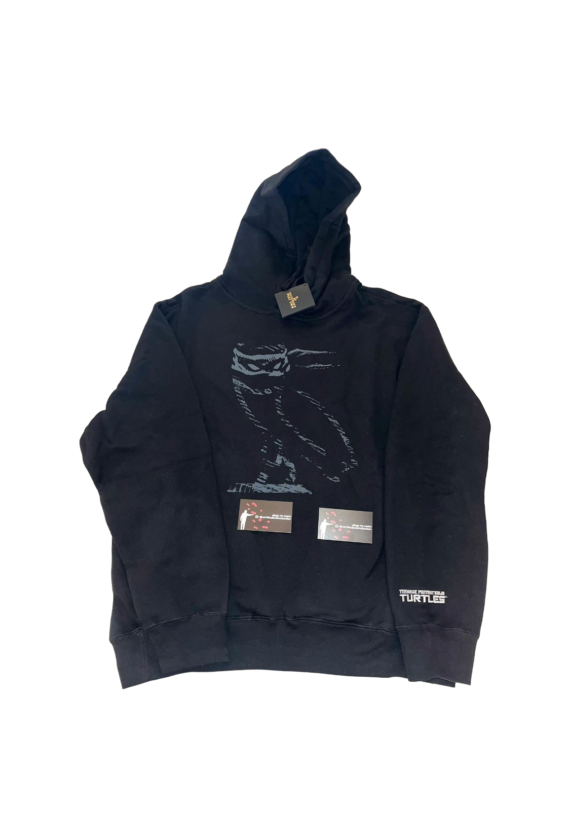 OVO x Teenage Mutant Ninja Turtles OG Owl Hoodie - Black