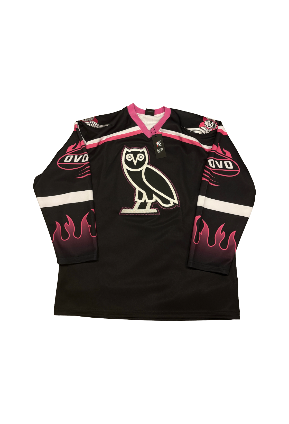 OVO x WWE Bret The Hitman Hart Hockey Jersey - Black