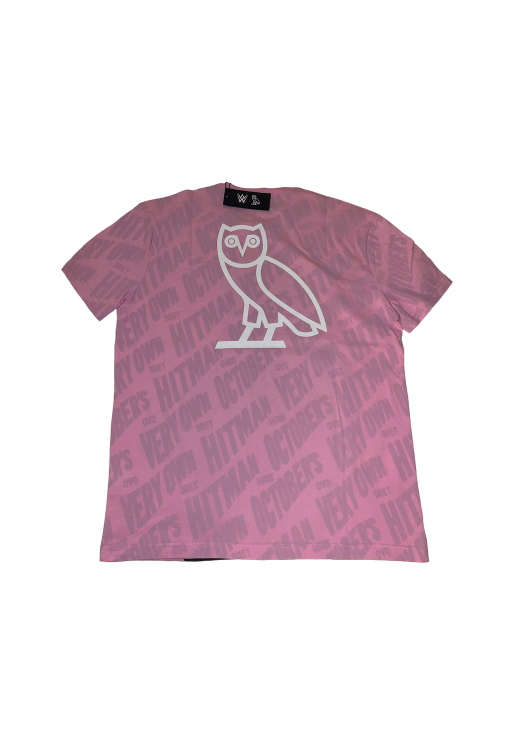 OVO x WWE Bret The Hitman Hart Tee - Pink