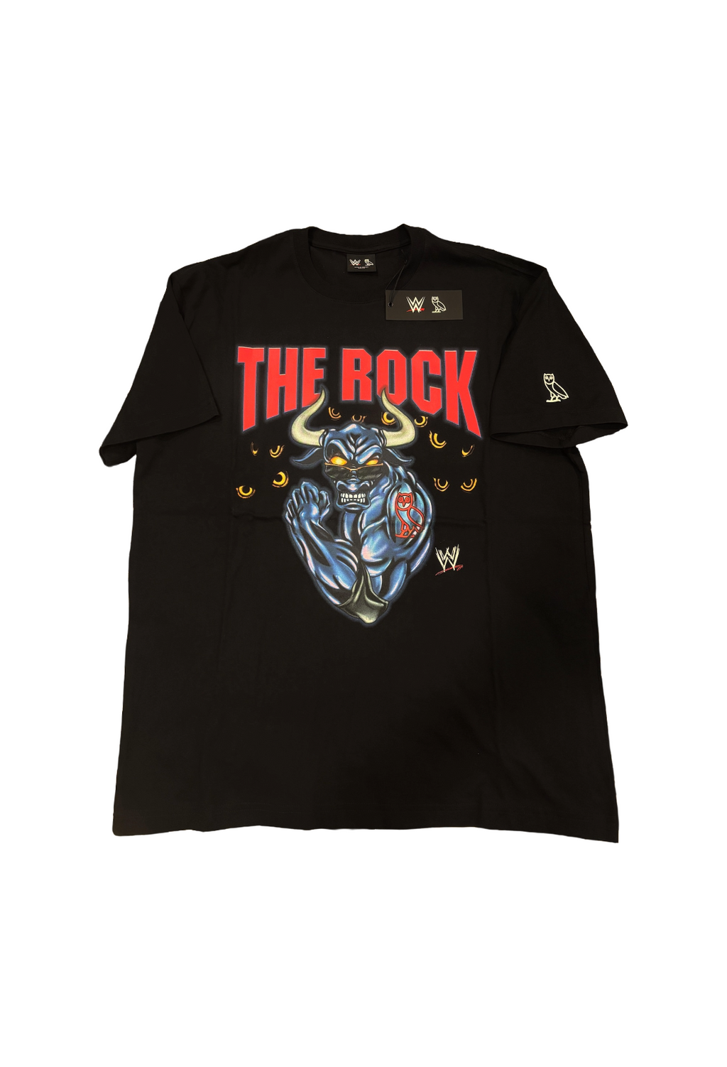 OVO x WWE Dwayne The Rock Johnson Tee - Black