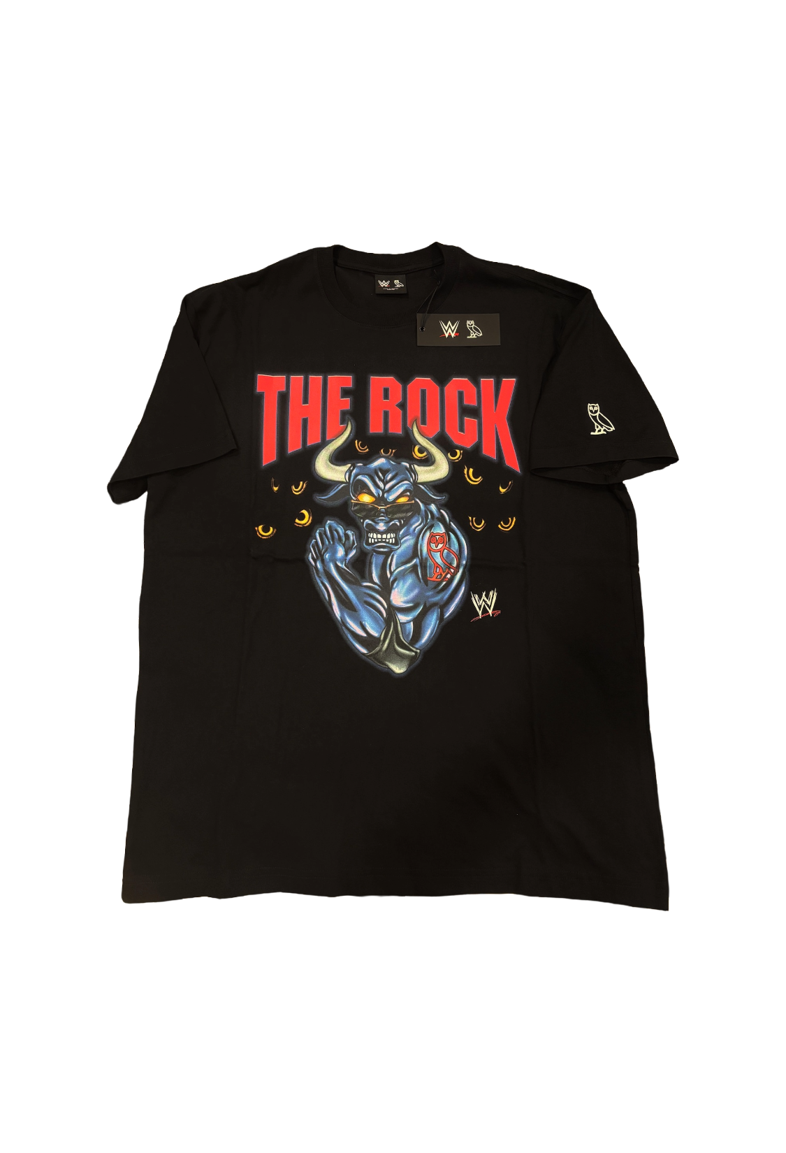 OVO x WWE Dwayne The Rock Johnson Tee - Black