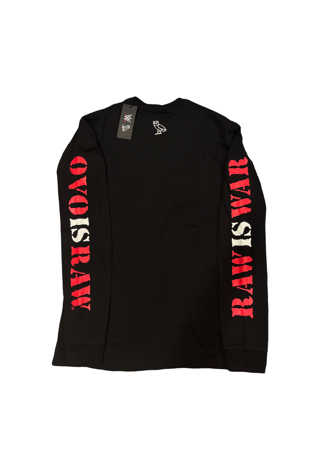OVO x WWE Raw Is War Long Sleeve - Black