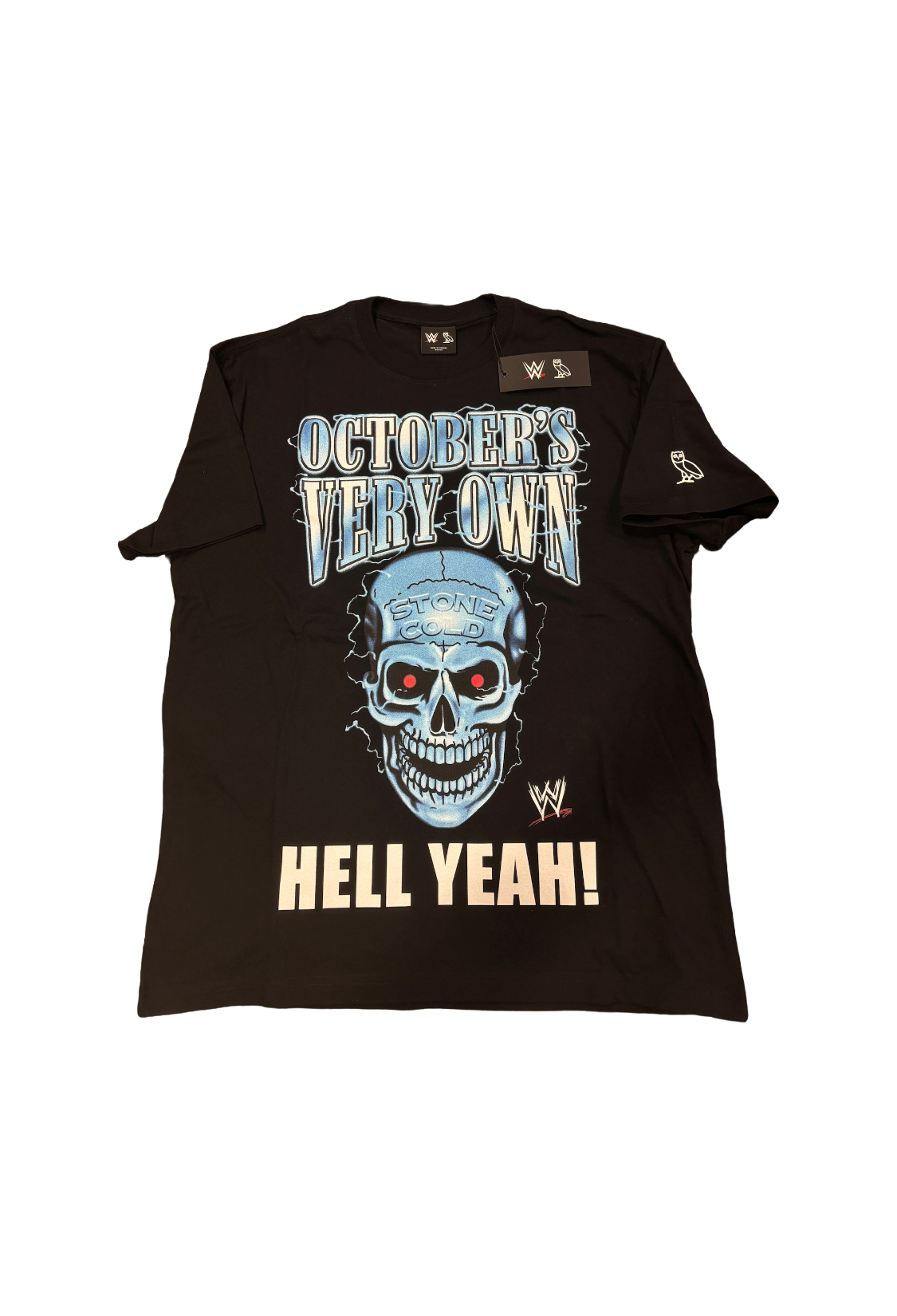 OVO x WWE Stone Cold Steve Austin Attitude Era Tee - Black