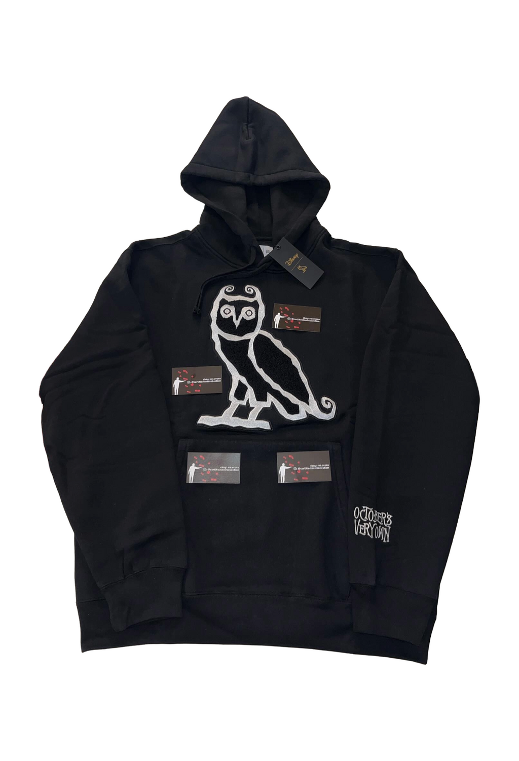 OVO x Disney The Nightmare Before Christmas Devil OG Owl Hoodie - Black