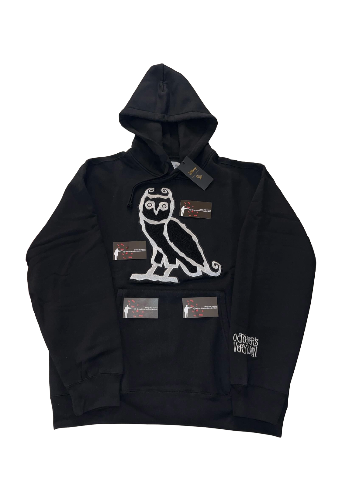 OVO x Disney The Nightmare Before Christmas Devil OG Owl Hoodie - Black