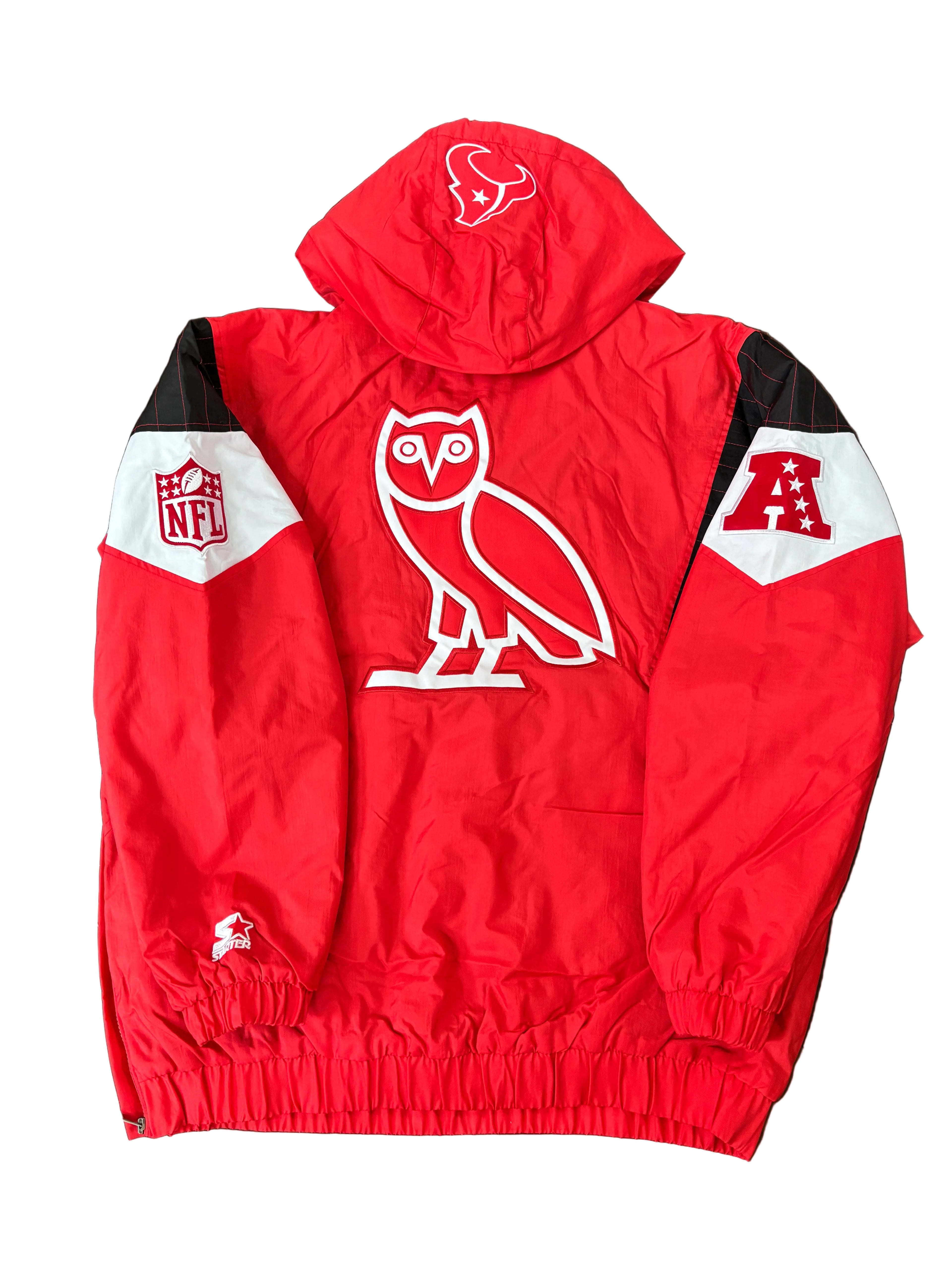 OVO X NFL Houston Texans Starter Puffer Jacket - Red