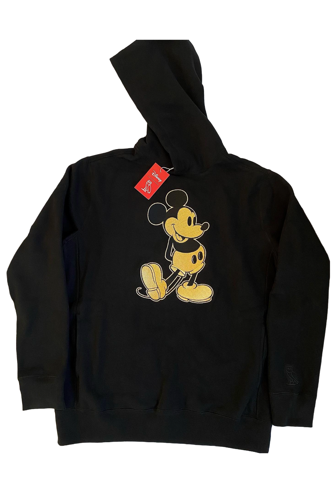 Black hoodie with a cartoon character on a white background OVO x Disney Mickey OG Hoodie