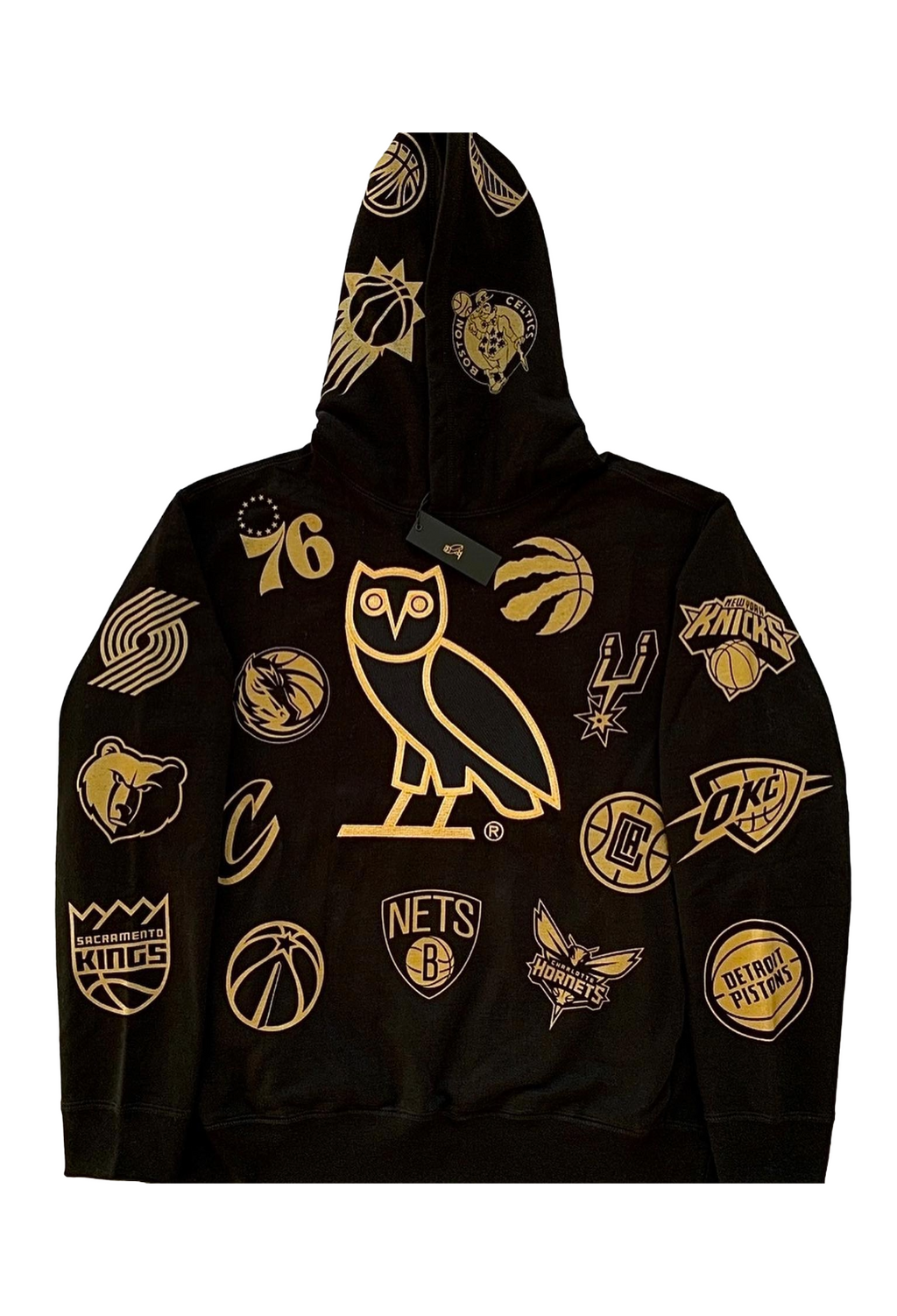 OVO x NBA Icons OG Owl Hoodie - Black