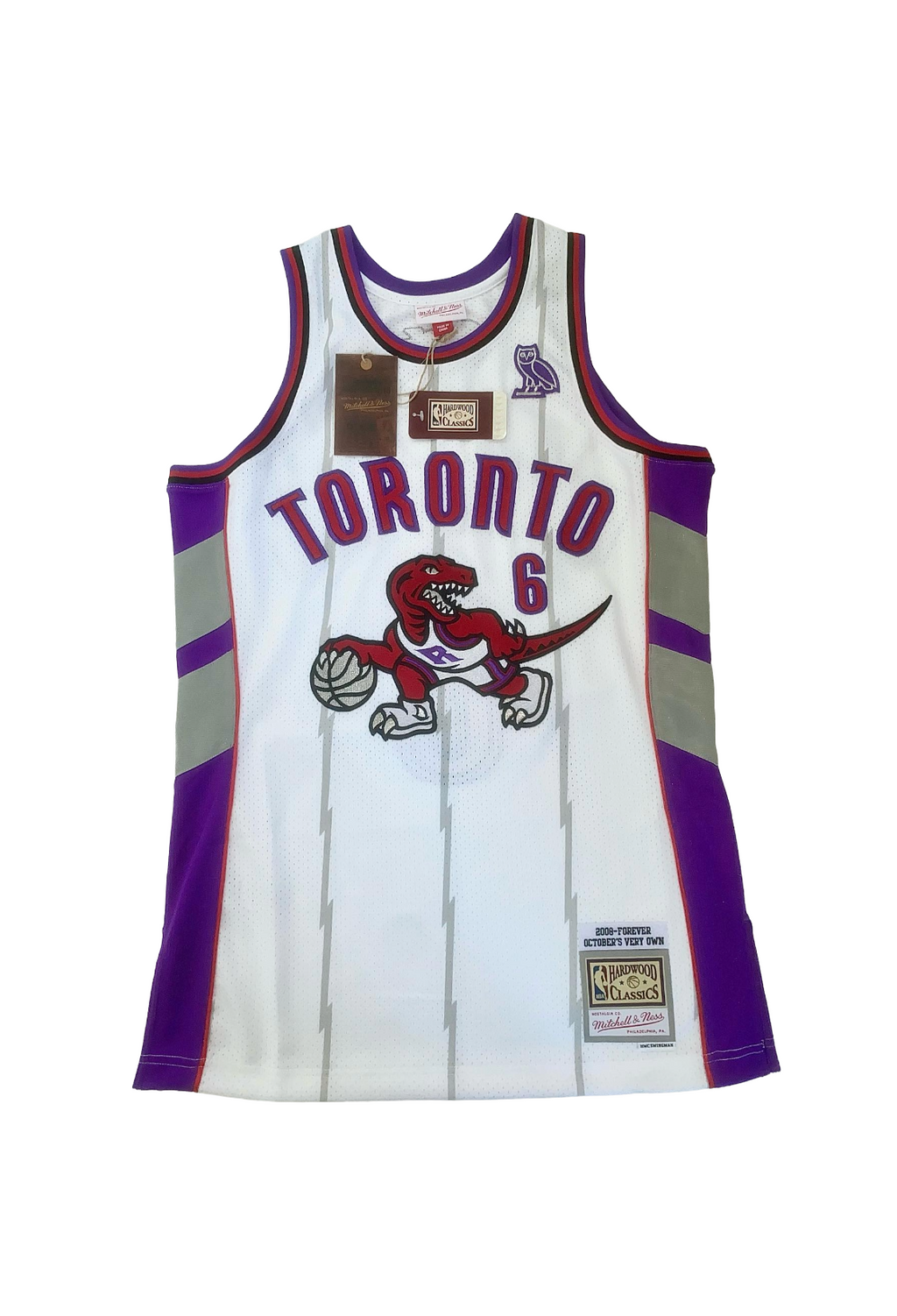 OVO x Raptors x Mitchell & Ness Basketball Jersey - White