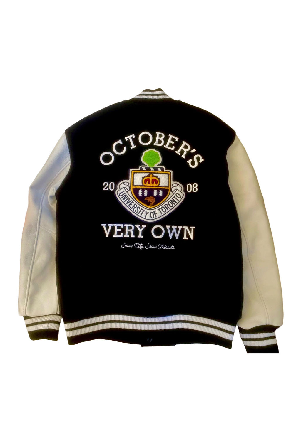 OVO x  University of Toronto Varsity Jacket - Navy
