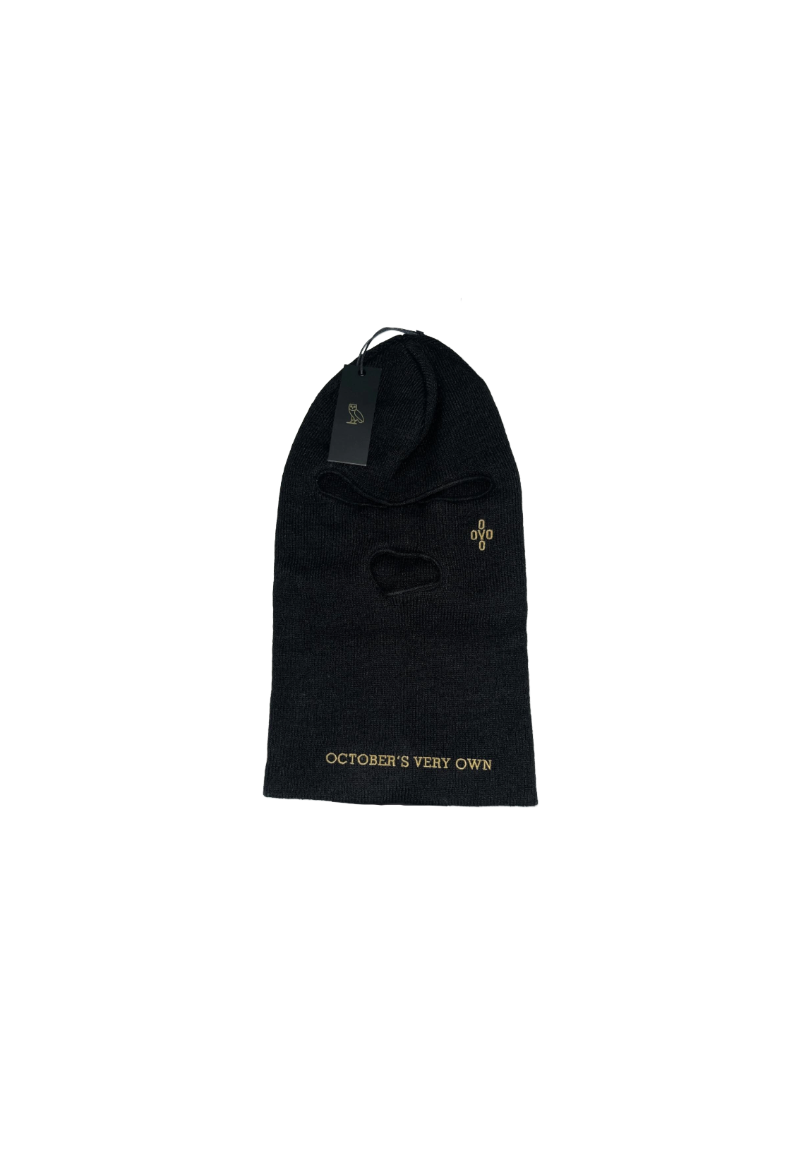 OVO Pom Pom Balaclava Mask - Black