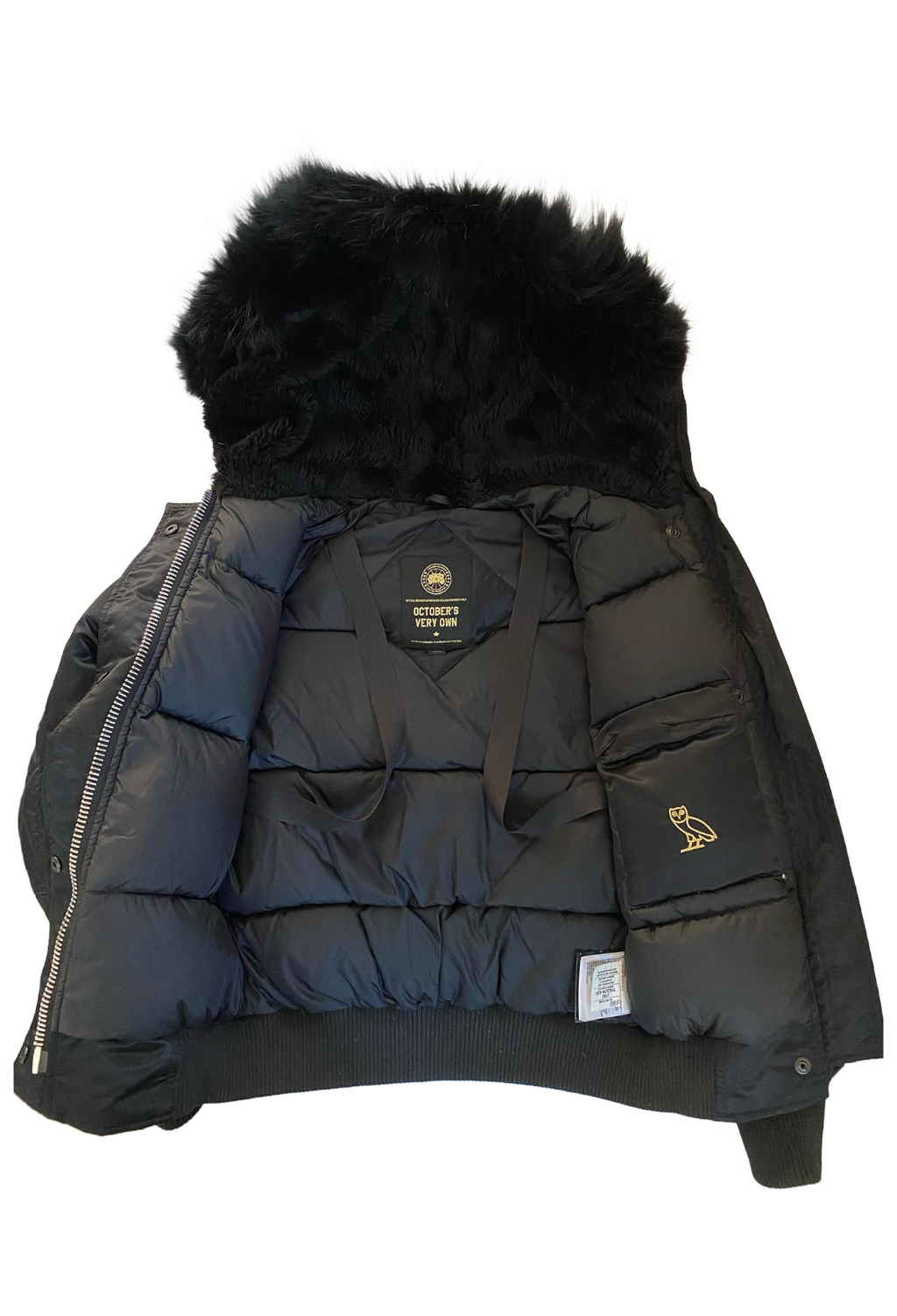 OVO X Canada Goose Women's Coyote Fur Bomber Chilliwack Jacket