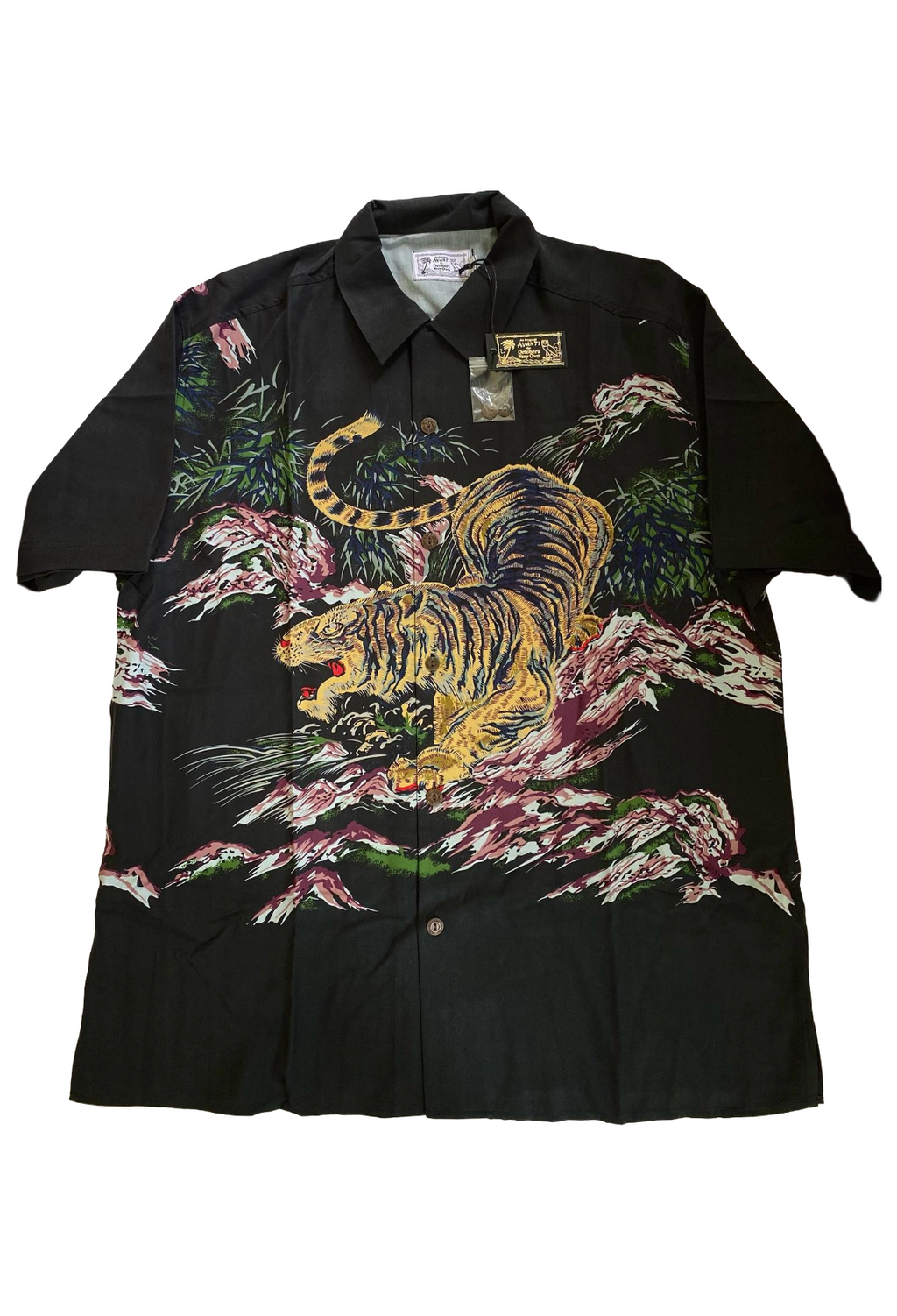 OVO X Avanti Wordmark Silk Button Shirt