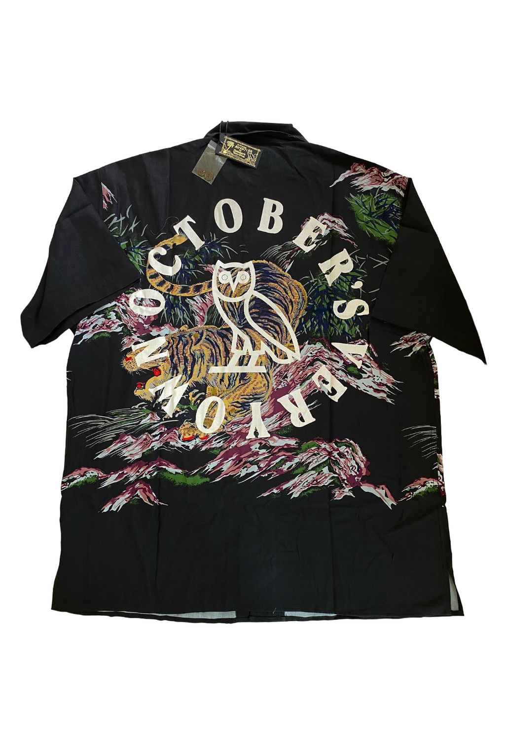 OVO X Avanti Wordmark Silk Button Shirt