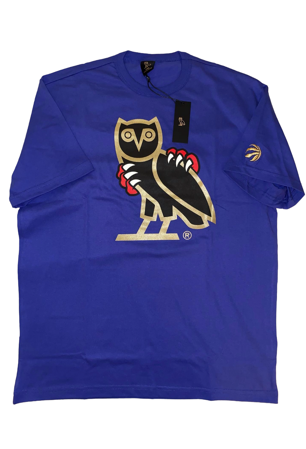 OVO x Jurassic Park x Raptors OG Owl Tee - Purple