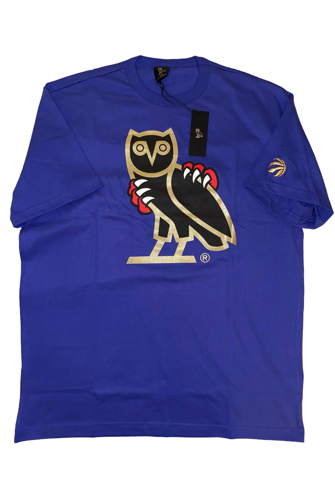 OVO x Jurassic Park x Raptors OG Owl Tee - Purple