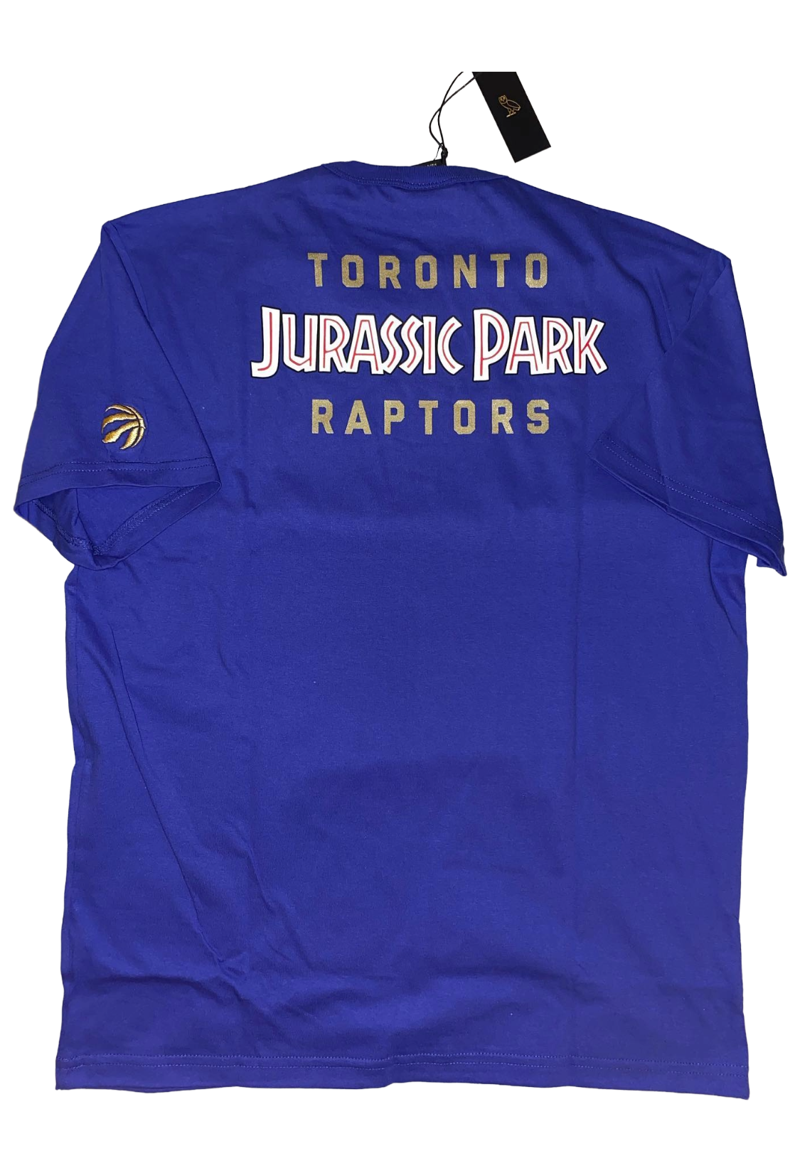 OVO x Jurassic Park x Raptors OG Owl Tee - Purple
