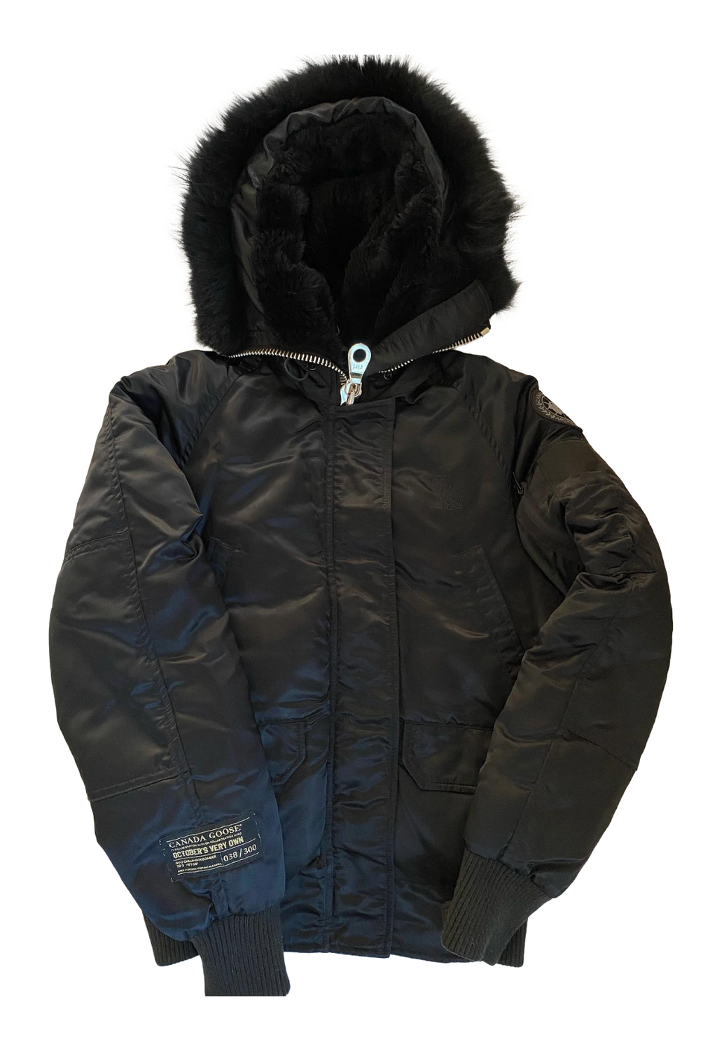 OVO X Canada Goose Women's Coyote Fur Bomber Chilliwack Jacket