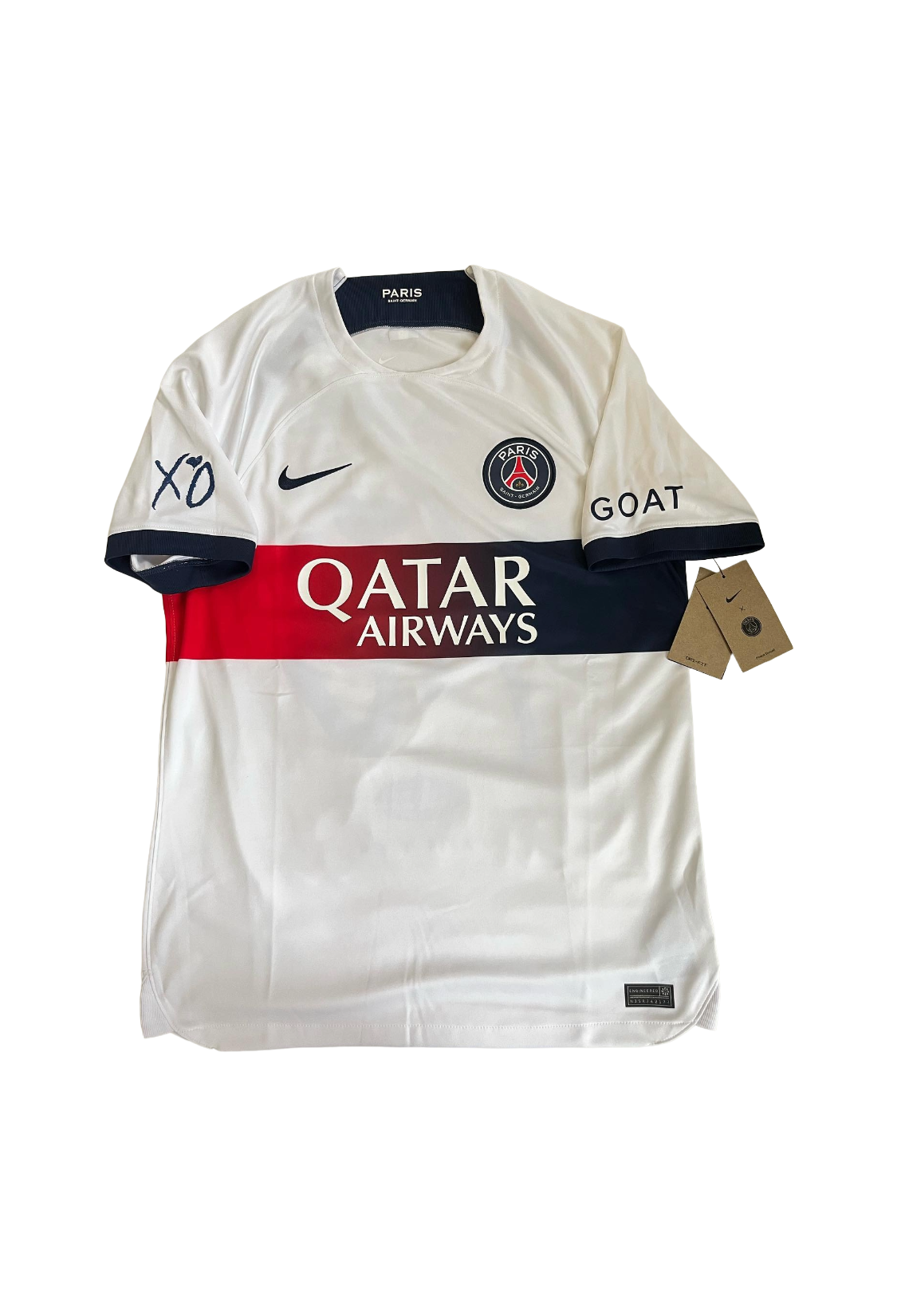 The Weeknd XO x PSG Exclusive Soccer Jersey - White