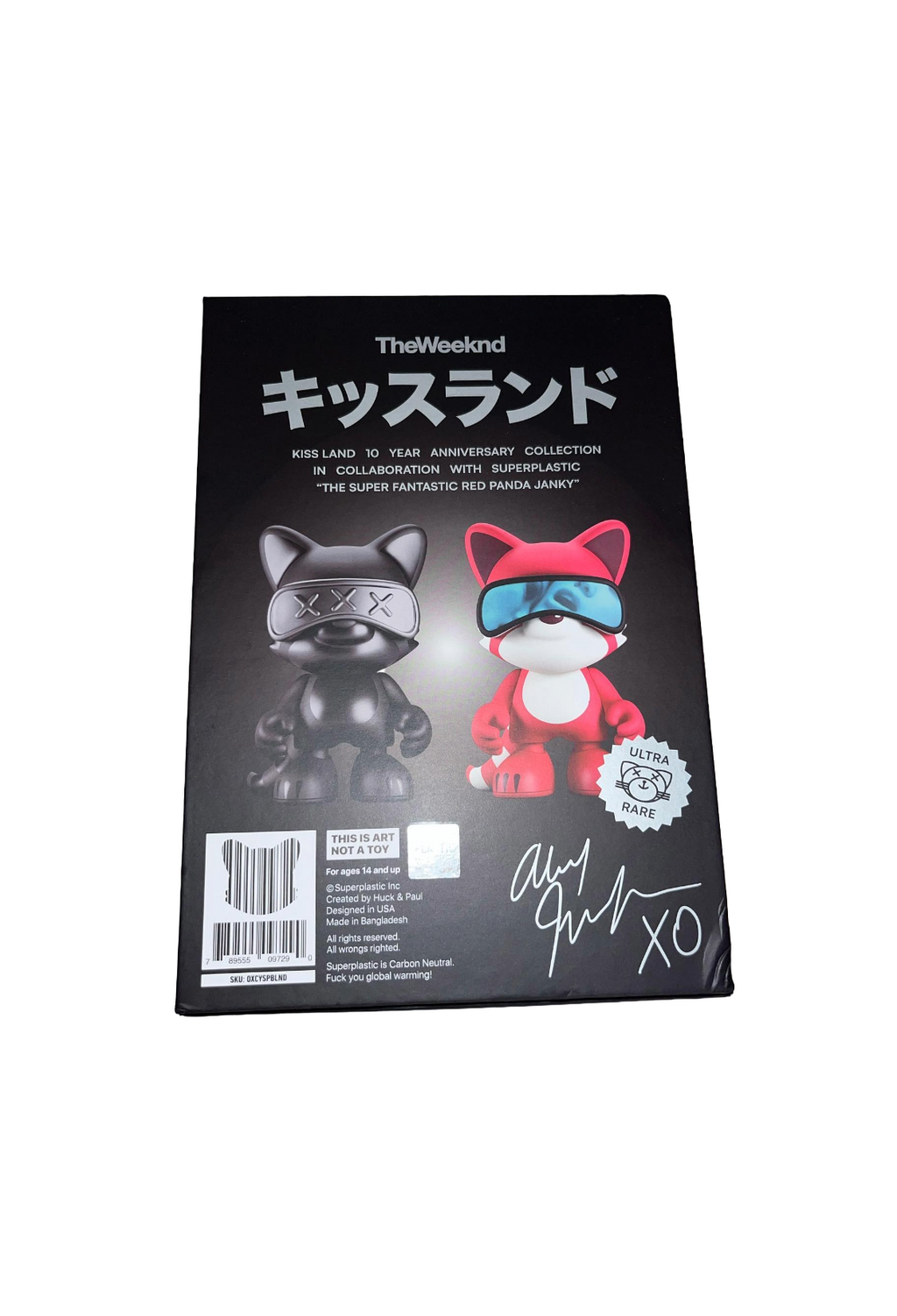 The Weeknd XO x Superplastic Kiss Land 10 Year Anniversary Red Oxcy Panda Janky